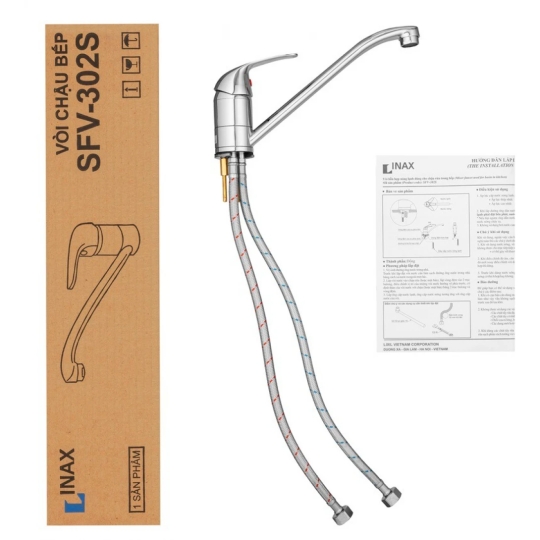 Vòi Rửa Chén Nóng Lạnh Inax SFV-302S