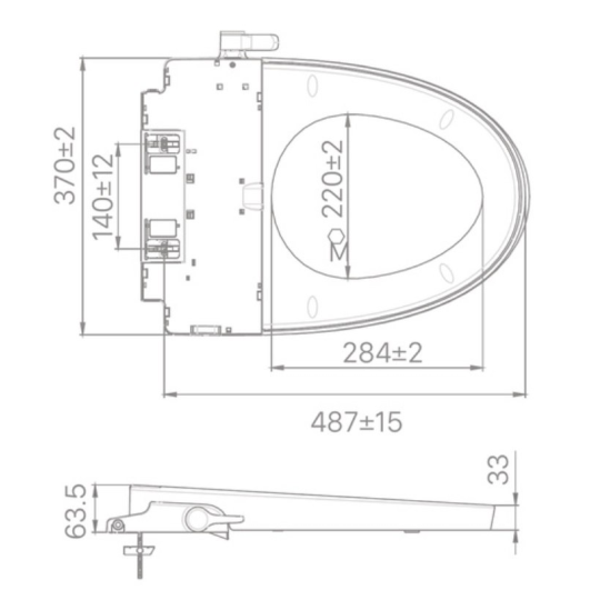Nắp Bồn Cầu Rửa Cơ INAX CW-S32VN-1 