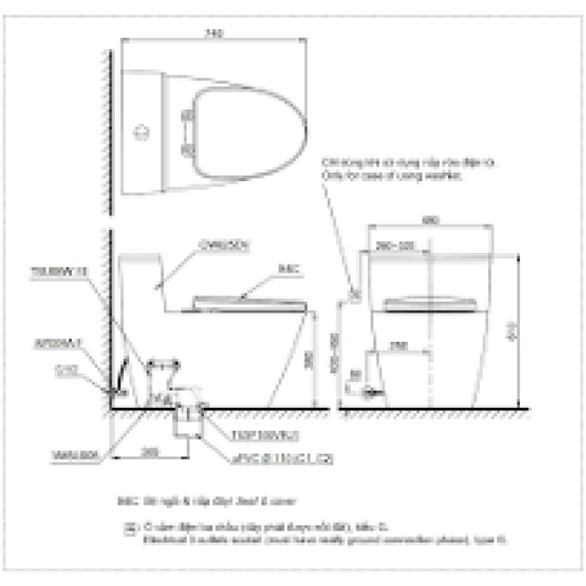 Bồn Cầu Điện Tử TOTO MS885CDW12 Nắp Tự Động Đóng Mở