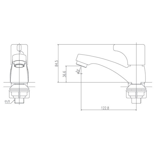 Vòi Chậu Rửa Lạnh Inax LFV-13B 