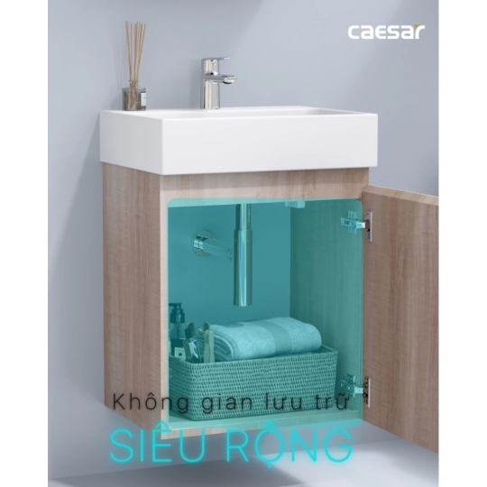 Bộ Tủ Lavabo Caesar LF5259/EH05259AW7V Treo Tường 500x380 mm