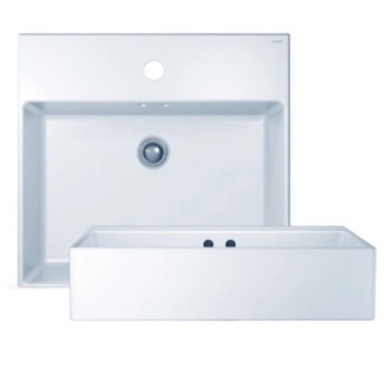 Chậu Rửa Lavabo CAESAR LF5263 Đặt Bàn Chữ Nhật