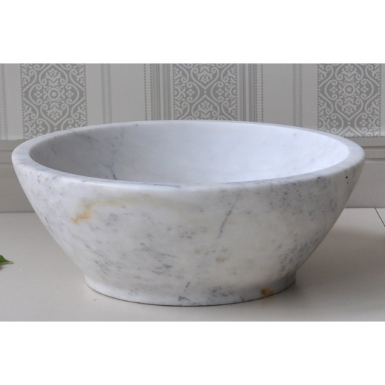 Chậu Rửa Mặt Lavabo Kanly MAR53V Đặt Bàn Đá Tự Nhiên 400x150 mm