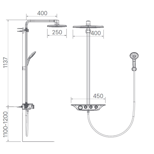 Sen Cây Nhiệt Độ Inax BFV-655T