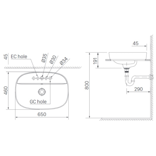 Chậu rửa đặt bàn AL-632V