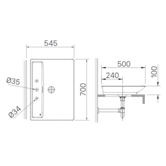 Chậu rửa đặt bàn AL-S630V