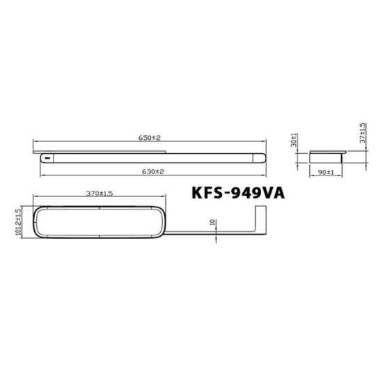 Kệ gương W600 KFS-949VA