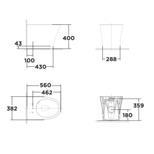 Bồn cầu đặt sàn American Standard VF-2141P (VF2141P) nắp êm