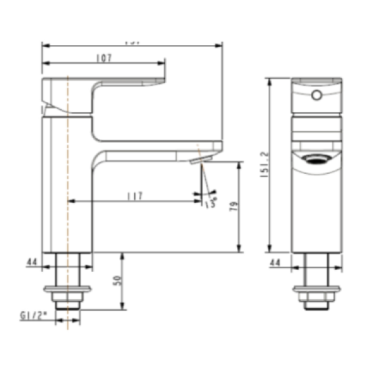 Vòi chậu lạnh Acacia Evolution American Standard WF-1306 (WF1306)