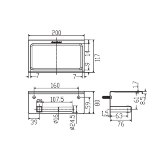 Hộp giấy vuông đơn American Standard Concept WF-0498 (WF0498)