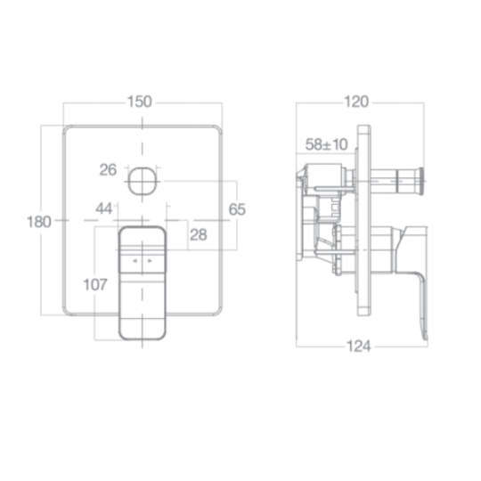 Sen tắm âm tường American Standard Acacia WF-1321CS (WF1321)