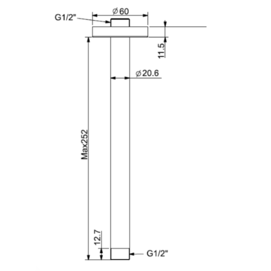 Thanh nối đầu sen American Standard FFAS9908BHG