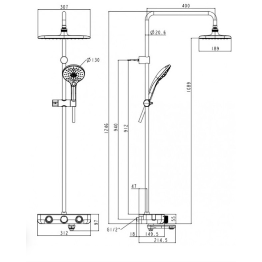 Sen Cây Nhiệt Độ American Standard WF-4956BHG