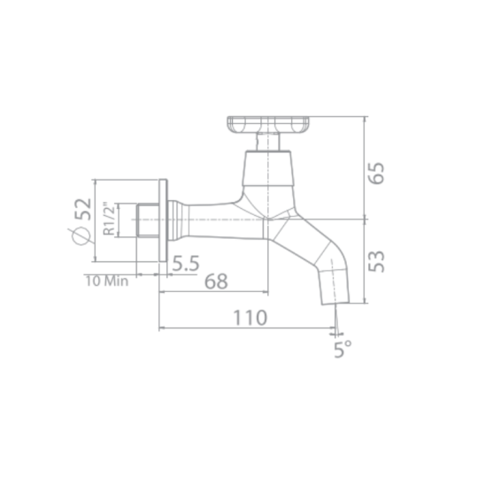 Vòi lavabo gắn tường American Standard WF-T702 (WFT702)