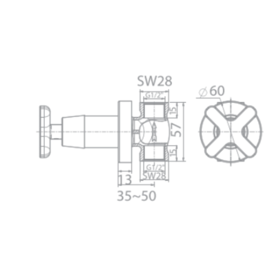 Vòi sen tắm âm tường American Standard WF-T705 (WFT705)