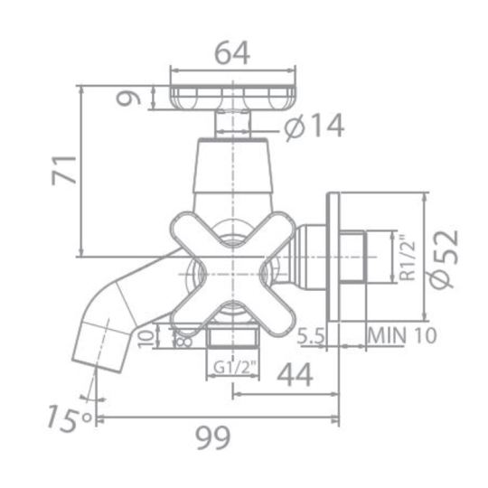 Vòi tắm sen Winston American Standard WF-T703 (WFT703)