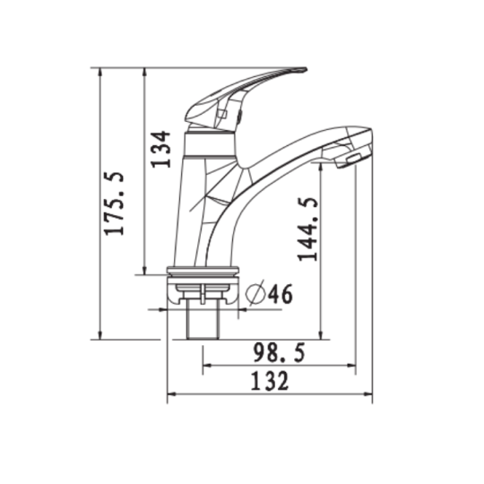 Vòi lavabo lạnh American Standard WF-4611 (WF4611)