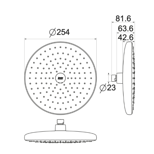 Đầu sen phun mưa American Standard 1030970001