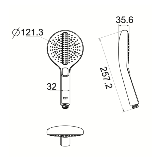 Tay sen tắm 03 chế độ American Standard 1030990001