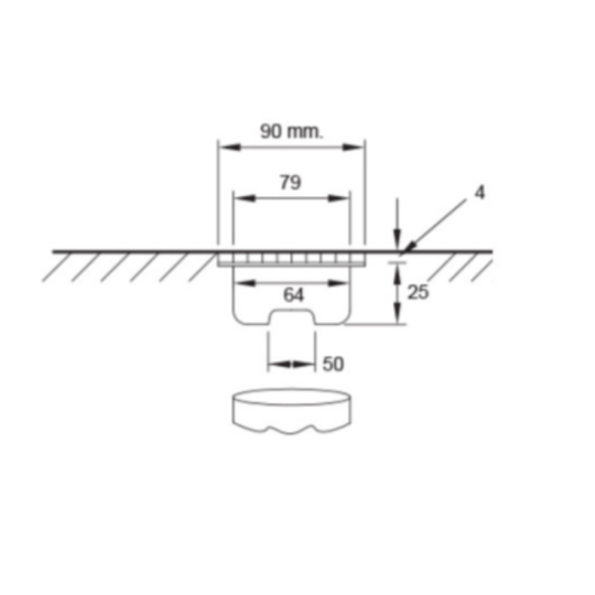 Phễu thoát sàn American Standard A-8201-N (A8201N)