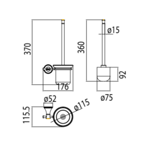 Cọ vệ sinh American Standard Heritage WF-0286 (WF0286)