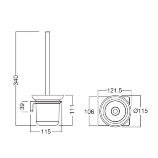 Cọ vệ sinh American Standard Acacia Evolution K-1386 (K1386)