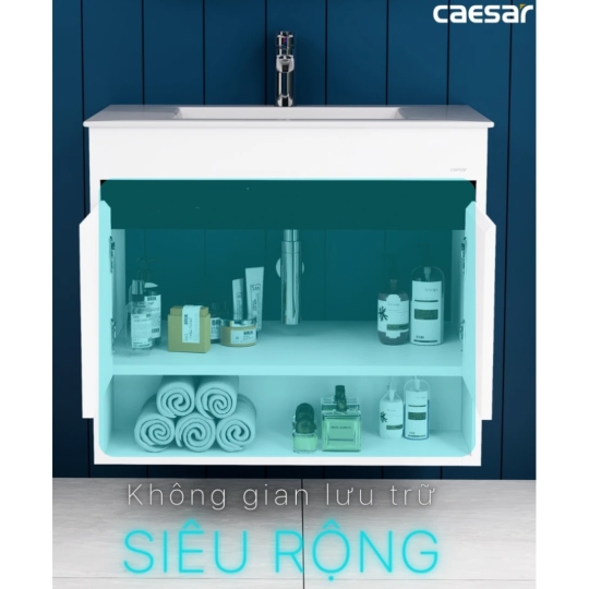 Bộ Tủ Lavabo Caesar LF5032/EH15032AV Treo Tường 750x500mm