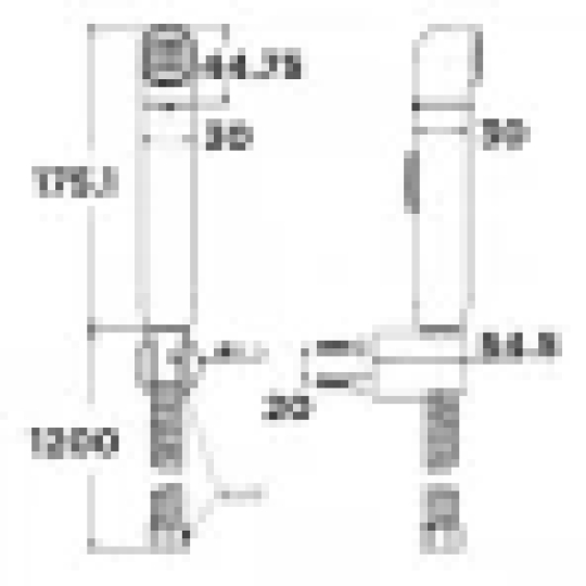 Vòi Xịt Toilet American Standard WF-TS28CW Màu Crom