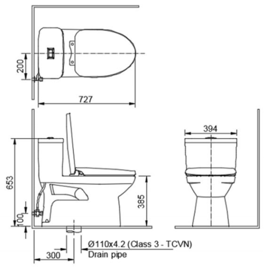 Cầu inaxt AC 969 -S15VN/BW1