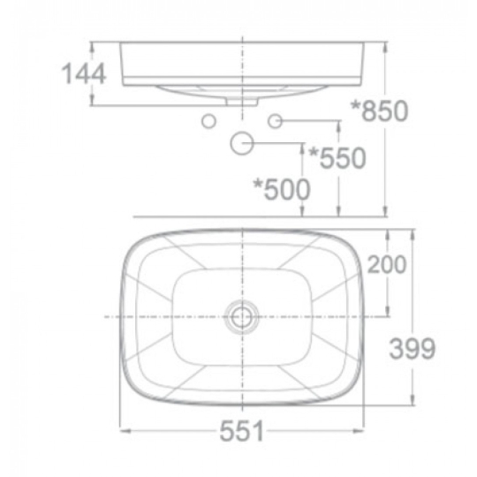  American Standard Chậu Rửa Đặt Bàn  WP-0628 Signature