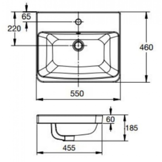 Chậu Rửa Mặt American Standard WP-F417 Đặt Bàn Acacia Evolution