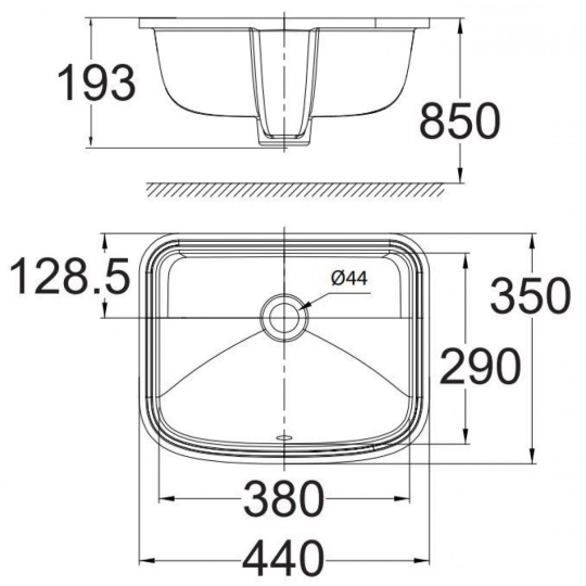Lavabo  Âm Bàn American Standard WP-0468 Loven 